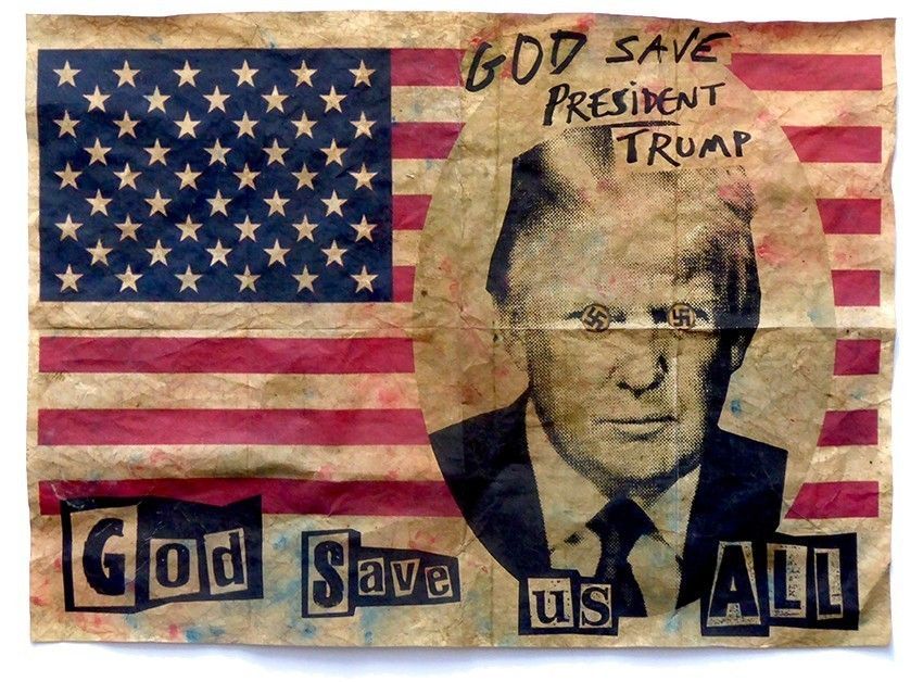 Collage de Jamie Reid Dios nos salve