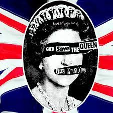 Jamie Reid collage sobre la reina